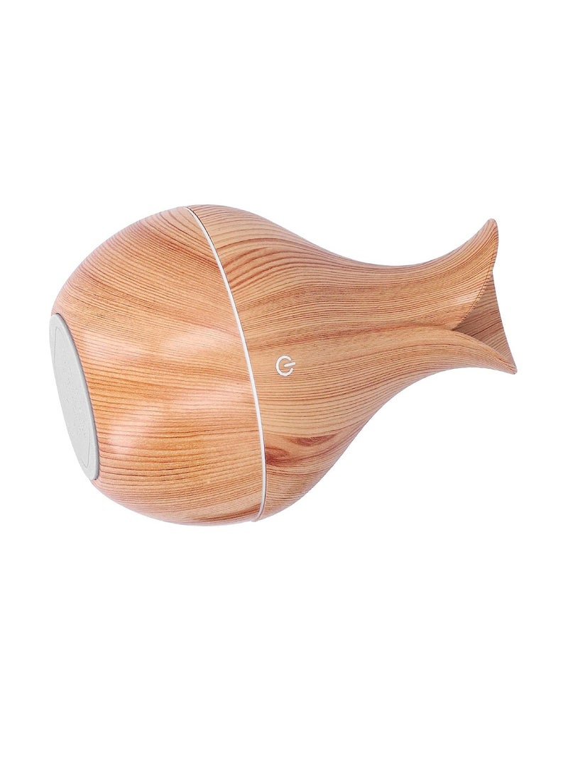 DIGI CORE Ultrasonic Wood Humidifier And Diffuser Aromatizer With USB Charging And LED Color Changing Light Brown And Dark Brown SYANG PREMIUM LINE - Image 4