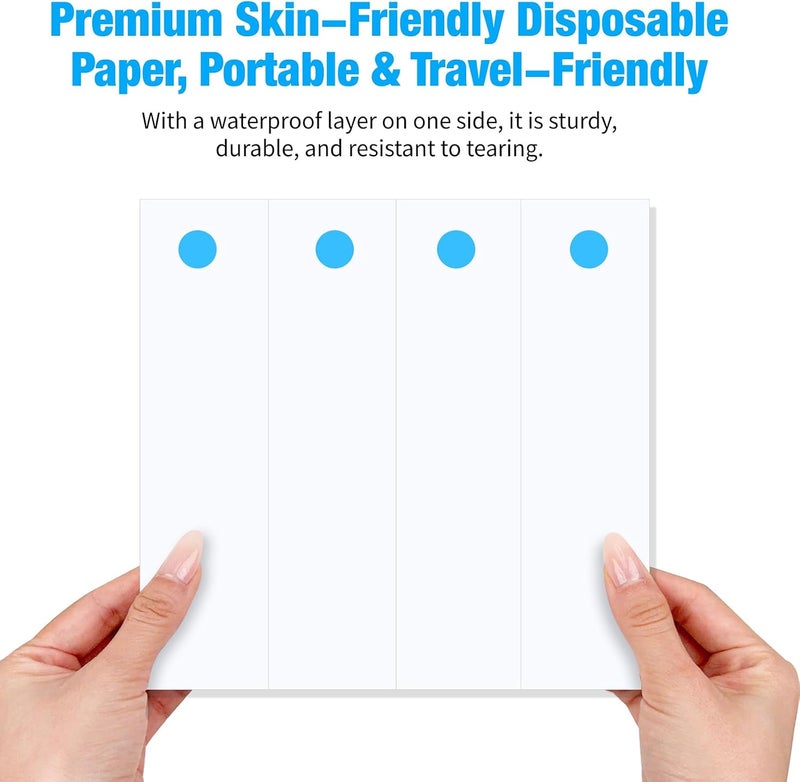 LAIAMER 25 Pcs Disposable Toilet Seat Urine Guard Paper Anti-Splash Pee Shield & Urine Deflector Portable Potty Training Toilet Guard for Boys Kids Adults - Image 4