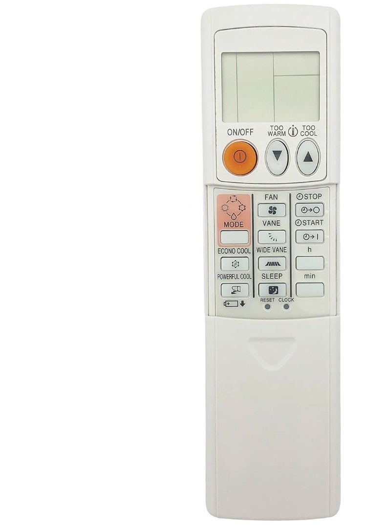 JAJEEK Universal Remote Control Replacement for Mitsubishi Air Conditioner A/C – Compatible with MSZ-A12NA, MSZ-GE09NA, MSZ-A15NA, MSZ-D30NA, MSZ-A24NA-1, KM07M, KM15E (Display in Celsius)  - Image 2