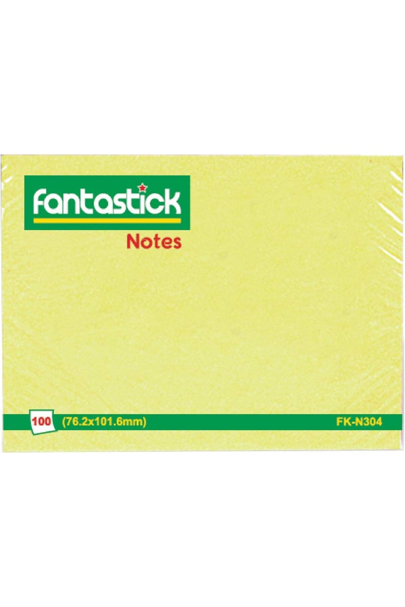 Fantastick - Sticky Notes (3x4) Yellow FK-N304 – 12Pc