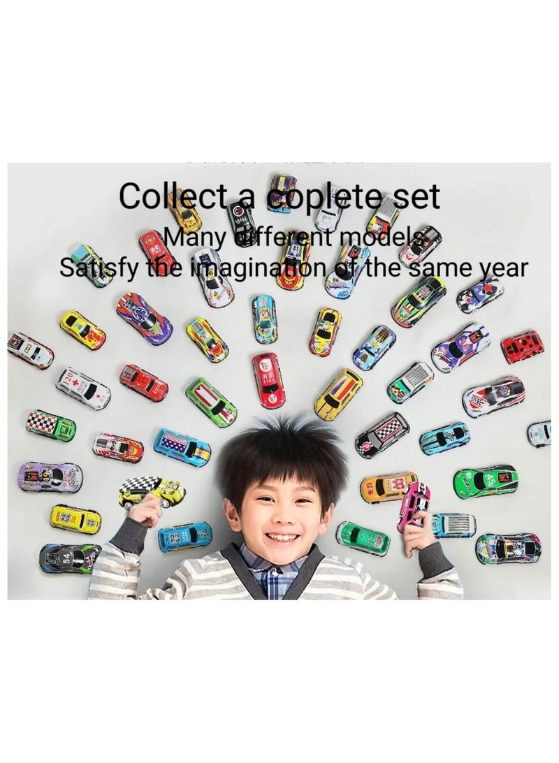 Alloy car 50 children's toy car model gift box set boy toy car model mini alloy car model drop-resistant crash-resistant car model - Image 5