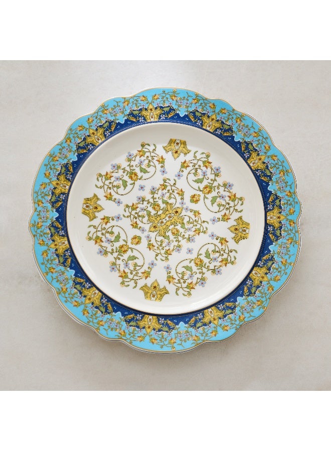 Home Box طبق تقديم صغير ملائكي - تصميم زهور زرقاء - Image 2