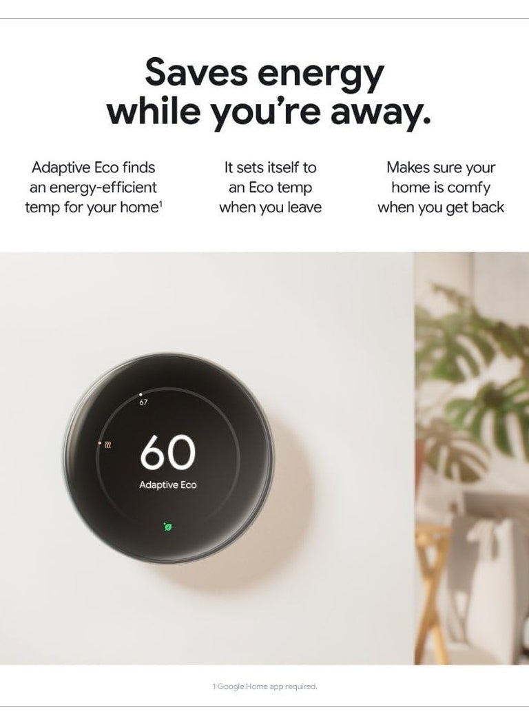 Nest - Google - Nest Learning Thermostat (4th gen) with Nest Temperature Sensor (2nd gen) - Polished Gold - GA05171-US - Image 1