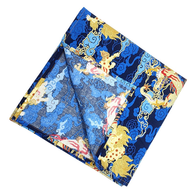 Japanese Wrapping Cloth Bento Lunch Box Square Exquisite Fabric Protective 1Set - Image 3
