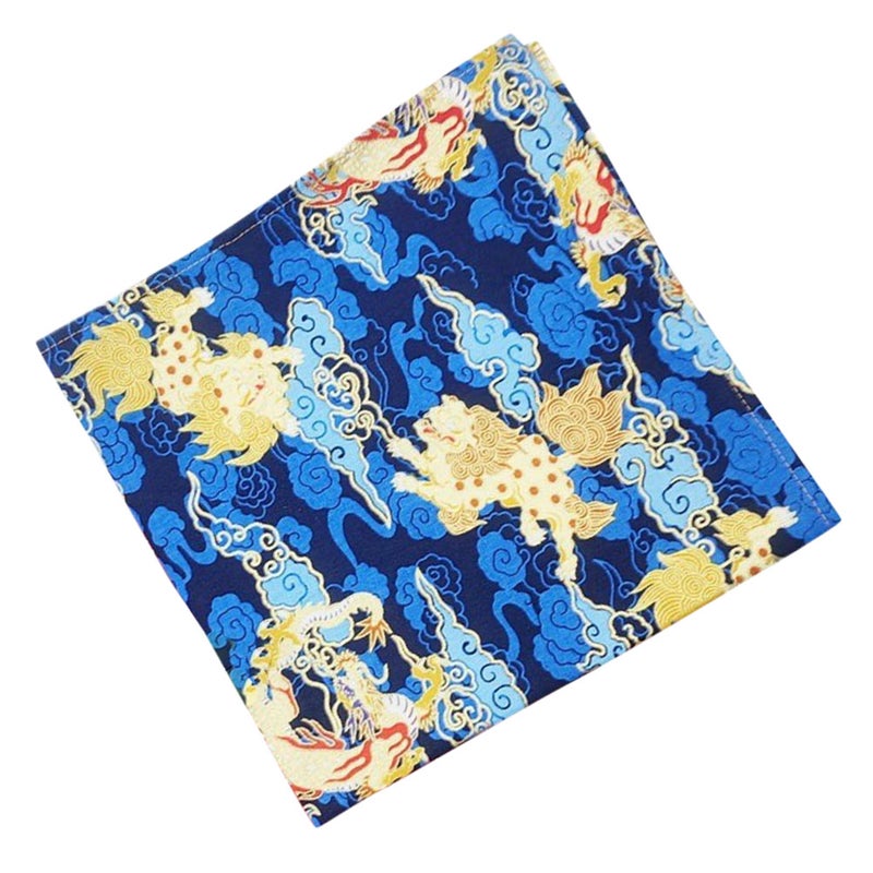 Japanese Wrapping Cloth Bento Lunch Box Square Exquisite Fabric Protective 1Set - Image 4