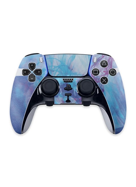 Mightyskins Glossy Glitter Skin Compatible With Ps5 Dualsense Edge Controller Paint Vapor | Protective, Durable High Gloss Glitter Finish | Easy To Apply & Change Styles | Made In The Usa