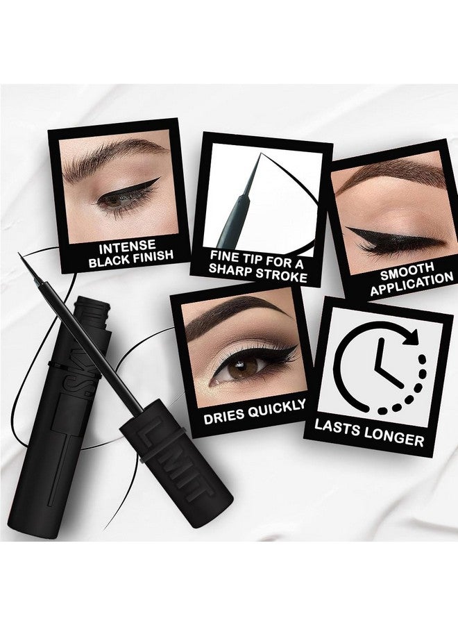 adbeni Sky Is The Limit Liquid Eyeliner 12Ml & Mascara 18Ml, All-Day Dramatic Eyes & Definition With Jet-Black Perfection, Smudge Proof & Transfer Proof, Water Resistant High Defines Your Eyes Beautifully - Image 2