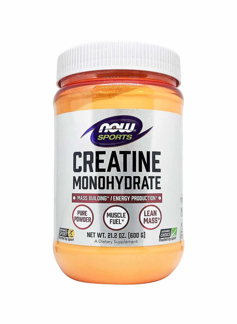 Now Foods Now Sports, Creatine Monohydrate Powder 600grams - Image 1