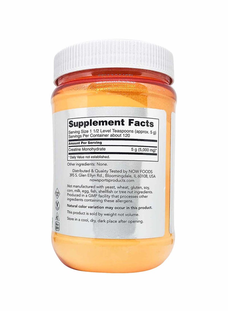 Now Foods Now Sports, Creatine Monohydrate Powder 600grams - Image 3