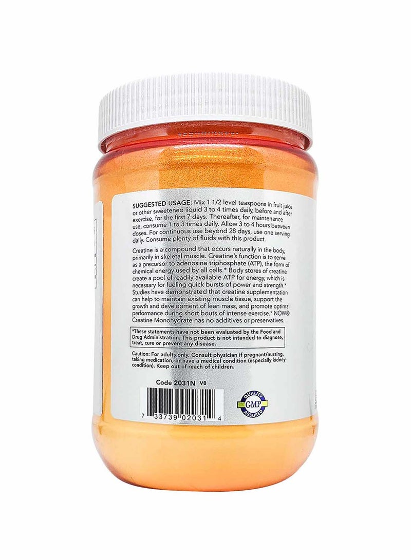 Now Foods Now Sports, Creatine Monohydrate Powder 600grams - Image 2