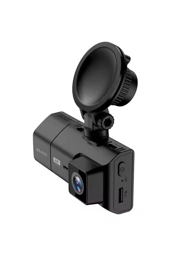 عام داش كام 3 قنوات داش كام أمامية وخلفية وداخلية داش كام كاميرا للسياره كاميرا داش كام للرؤية الليلية للسيارات مع بطاقة ذاكرة 64 جيجابايت - Image 2