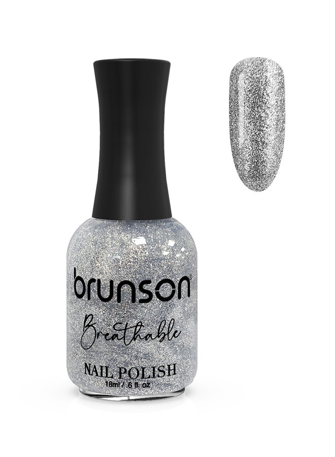 brunson Breathable Nail Polish Halal nail polish Wudu friendly Quick-Dry Vegan long lasting but easy peel off   18ml BH358