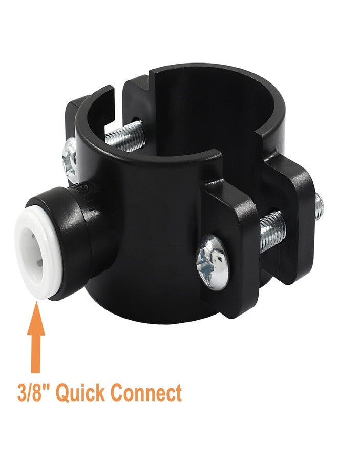 LifCratms Drain Saddle Valve, 3/8" Plastic Quick Connect Water Filters Valve Clamp Hose Pipe Adapter for Under Sink Reverse Osmosis System - Image 3