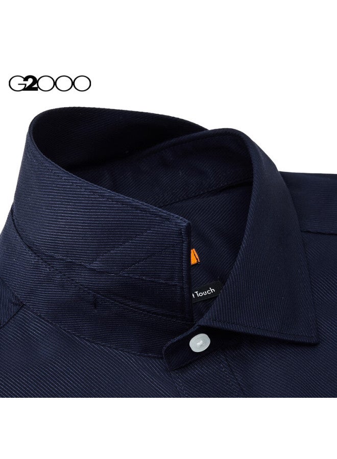 G2000 Non-iron Draped Feel Men's 2025 Autumn Winter Soft Skin-friendly Commuter Long Sleeve Shirt - Image 2