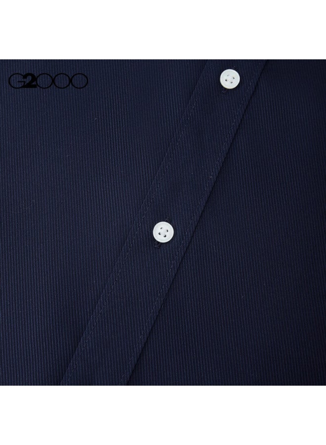 G2000 Non-iron Draped Feel Men's 2025 Autumn Winter Soft Skin-friendly Commuter Long Sleeve Shirt - Image 3