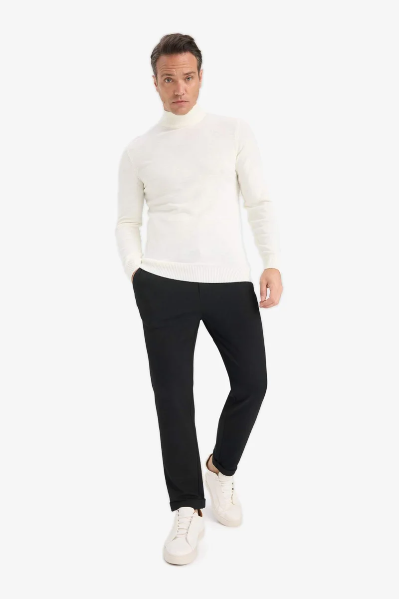 Defacto  Jogger Fit Stretch Fabric Double Leg Trousers for Men | Best Price UAE
