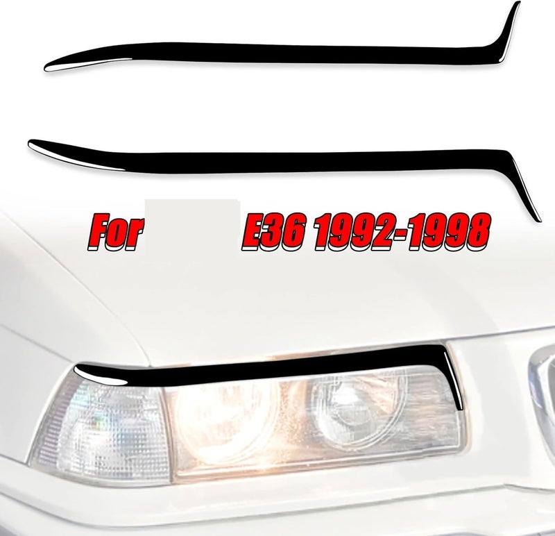 Vuzmode Headlight Eyebrow Trims for BMW E36 - Image 3