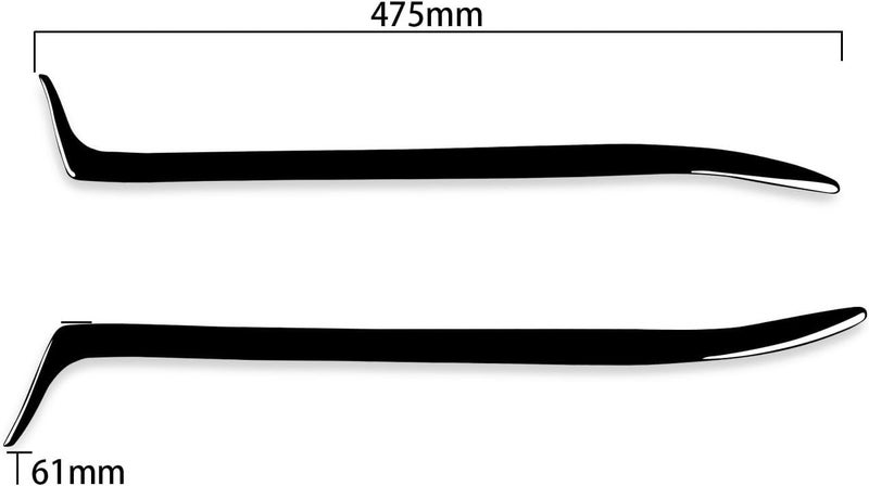 Vuzmode Headlight Eyebrow Trims for BMW E36 - Image 2