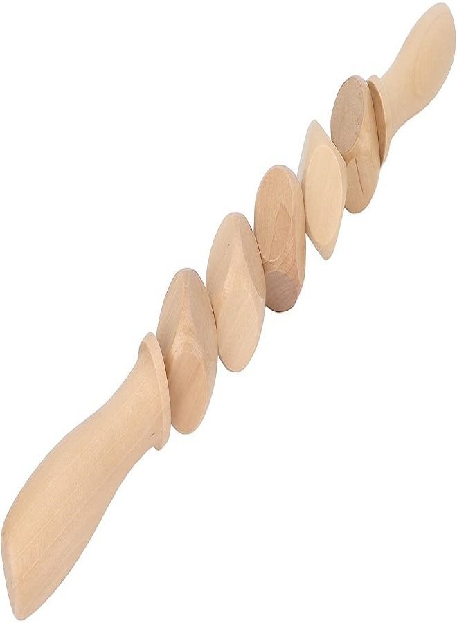 Rust-resistant wooden treatment device Activates blood circulation Headband massage roller - Image 4