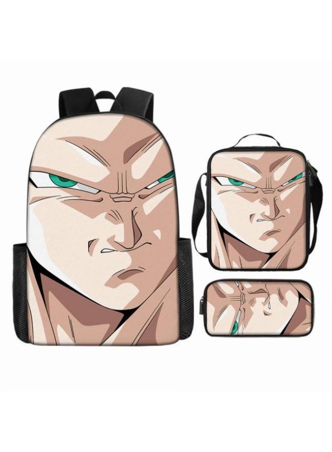 عام حقيبة الظهر المطبوعة الشائعة - مجموعة حقيبة الظهر المكونة من ثلاث قطع (يمكن استخدامها للطلاب والأطفال والأصدقاء للنزهات وتسلق الجبال وما إلى ذلك) - 120 - Image 2