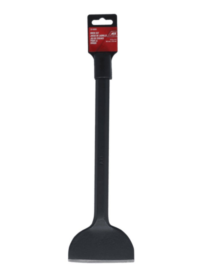 آيس إزميل الطوب بمقبض طويل أسود 12 × 4 بوصة