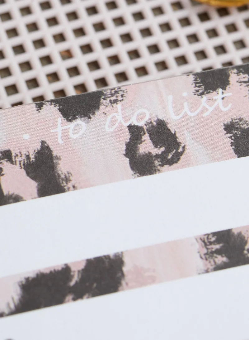Pink Cactus Printed Memo Pad