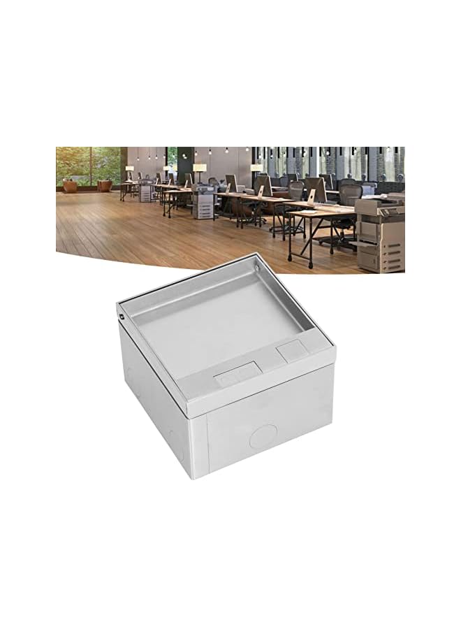 PROMASS promass Embeddable Dual Outlets, AC250V 4000W, Universal Desktop Floor Power Socket Box, Stainless Steel, Waterproof, Easy Installation, Easy Installation for Office, Home, School - Image 5