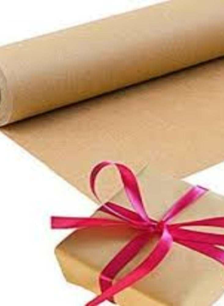 KNP Brown Corrugated Paper Roll 30 meter Brown corrugated paper rolls are typically used for packaging and protection of items during shipping and storage. - Image 4