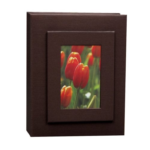 KVD 4x6 Photo Album, Fits 100 Pictures With Window Frame Cover Brown - Image 5