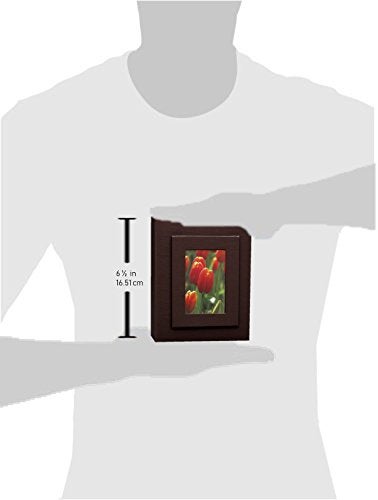 KVD 4x6 Photo Album, Fits 100 Pictures With Window Frame Cover Brown - Image 4