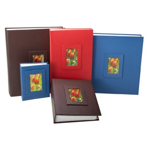 KVD 4x6 Photo Album, Fits 100 Pictures With Window Frame Cover Brown - Image 2