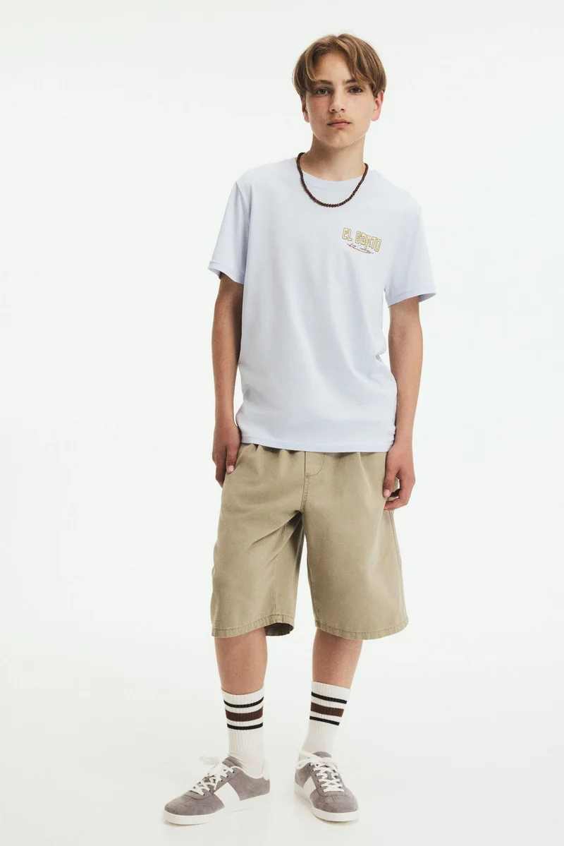 H&M Print-motif cotton T-shirt