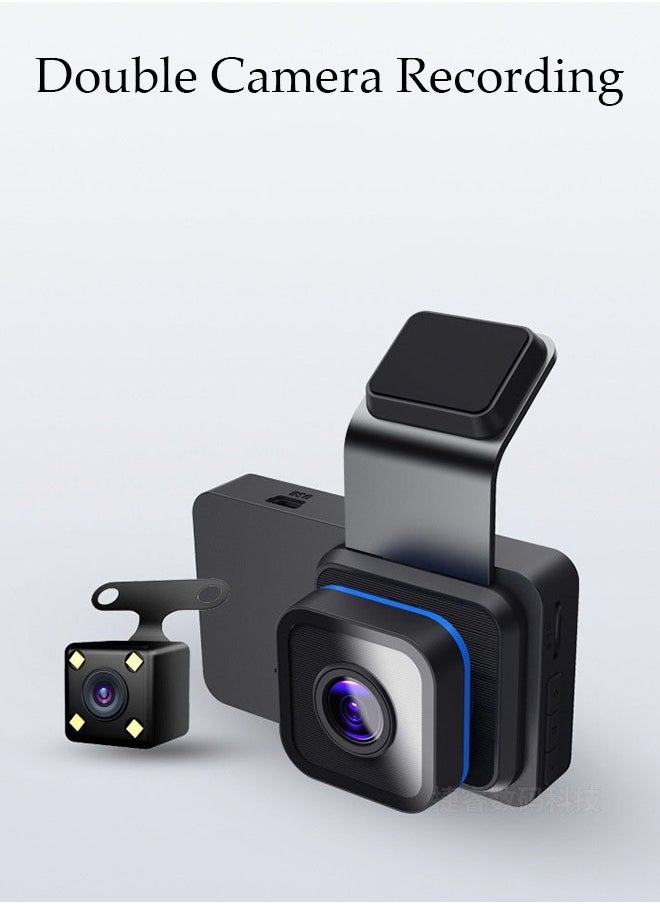 DUNISO - Dash Cam Front Rear, Dash Cam 2K 1296P WiFi Car Camera with IPS Screen, Built-in Wi-Fi GPS, Night Vision, 170°Wide Angle, WDR, 24 Hours Parking Monitor, Loop Recording - Image 1