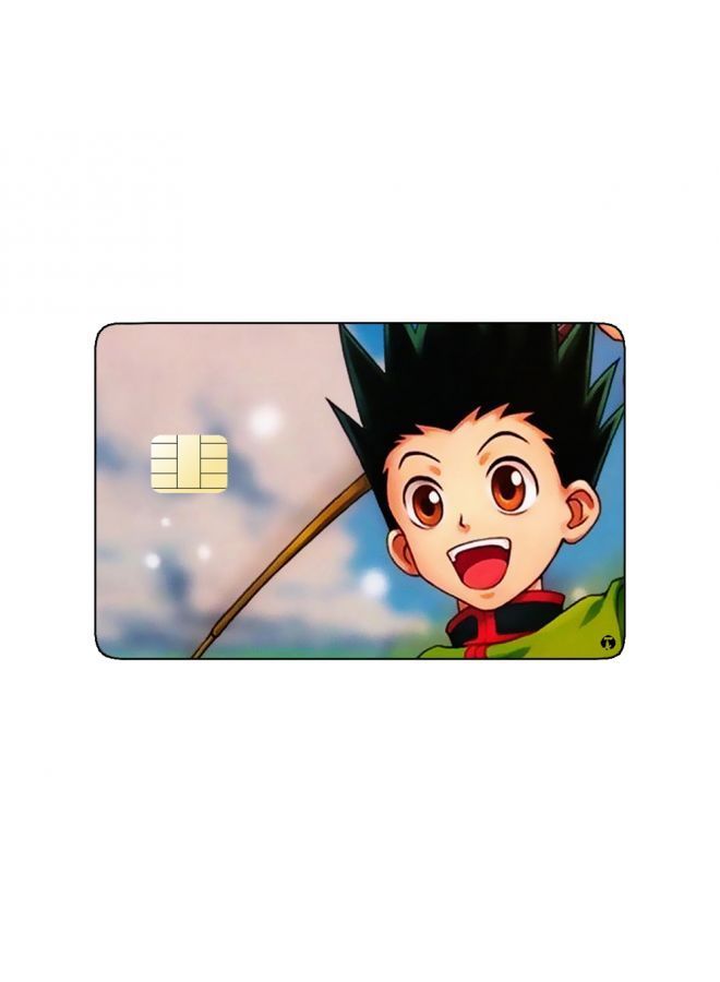 RKN PRINTED BANK CARD STICKER Gon From Hunter X Hunter Anime - Image 1