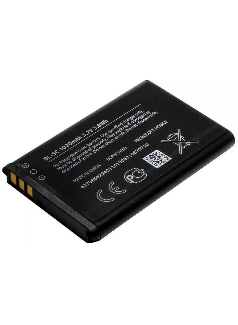 Original Nokia BL-5C 1020mAh Lithium  Battery Black - Image 1