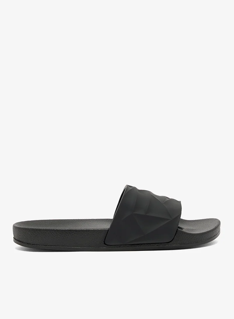 Texture Detail Casual Slides