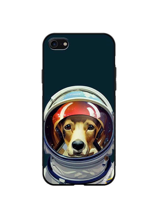 VR CREATIVE Protective Case Cover For Apple iPhone SE (2022) An Astronaut Dog In A Spacesuit Is Ready For Space Flight Design Multicolour - Image 1