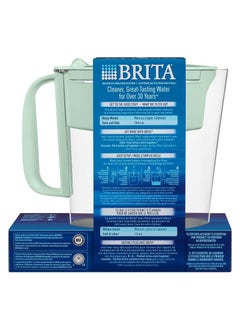 BRITA Brita Small 6 Cup Water Filter Pitcher With 1 Standard Filter, Metro, Mint 1 ct  - Image 3