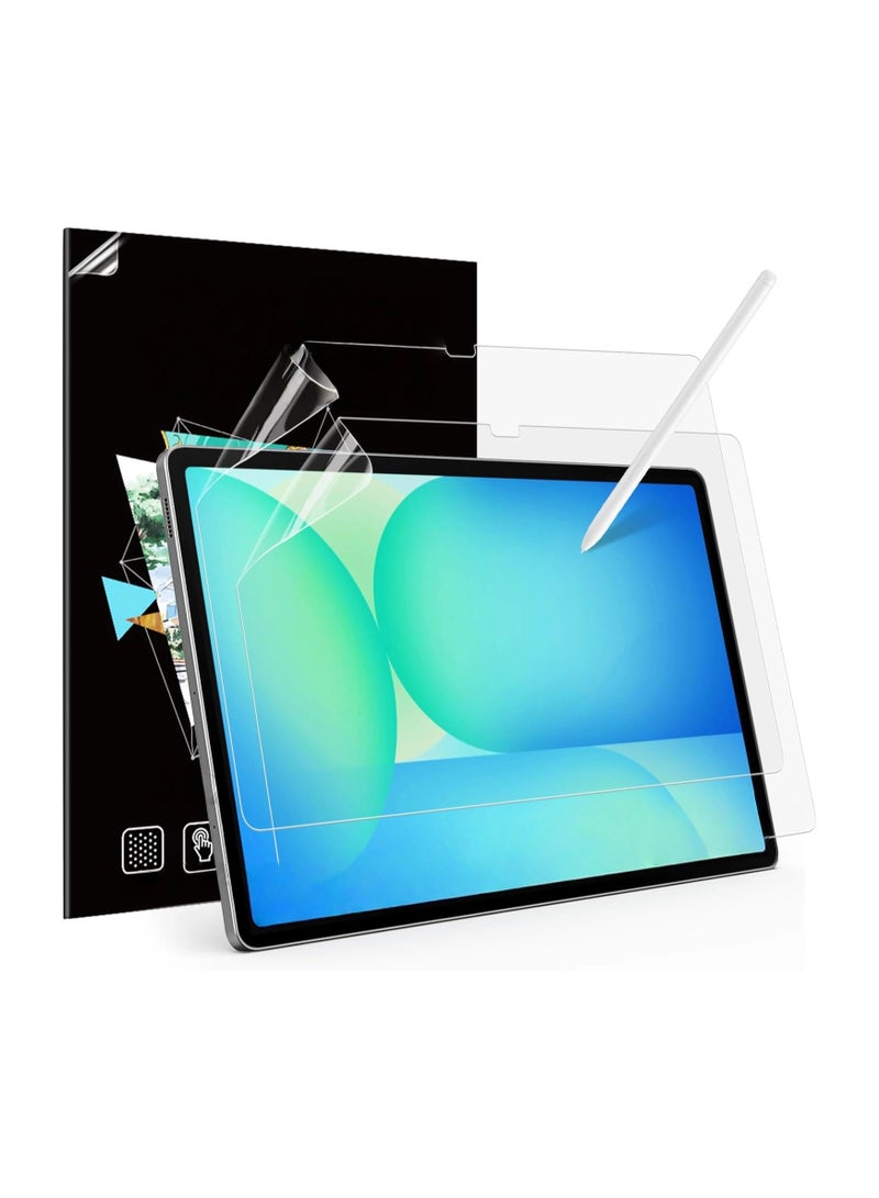 عام 【قطعتان】 حامي شاشة ورقي لـ Galaxy Tab S10 FE Plus/S10 FE+ 13.1 بوصة 2025 (SM-X620/SM-X626)، حامي شاشة مرن من مادة PET مضاد للوهج، الكتابة والرسم كما على الورق، سهل التركيب. - Image 1