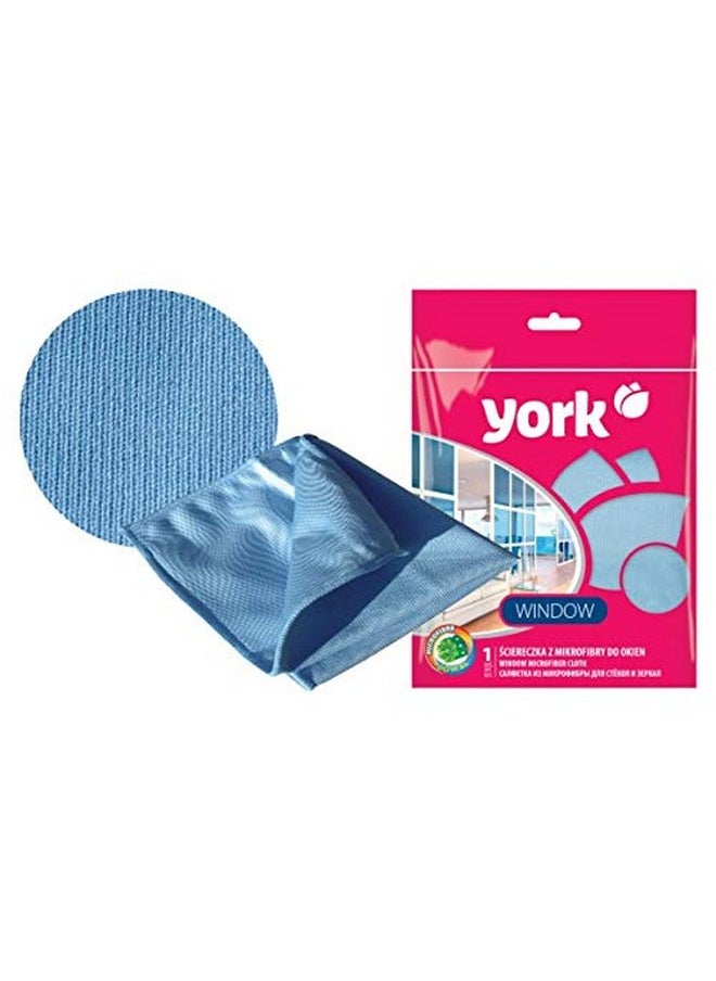YORK Microfiber Cloth For Car Cleaning And Detailing, Floor Cleaner, Kitchen, Silverware, Monitor & Window Polishing, Absorbent Non-Scratch, Lint Free (Size 30X30X0.5 Cm) (026150_Blue_2 Pcs)  - Image 5
