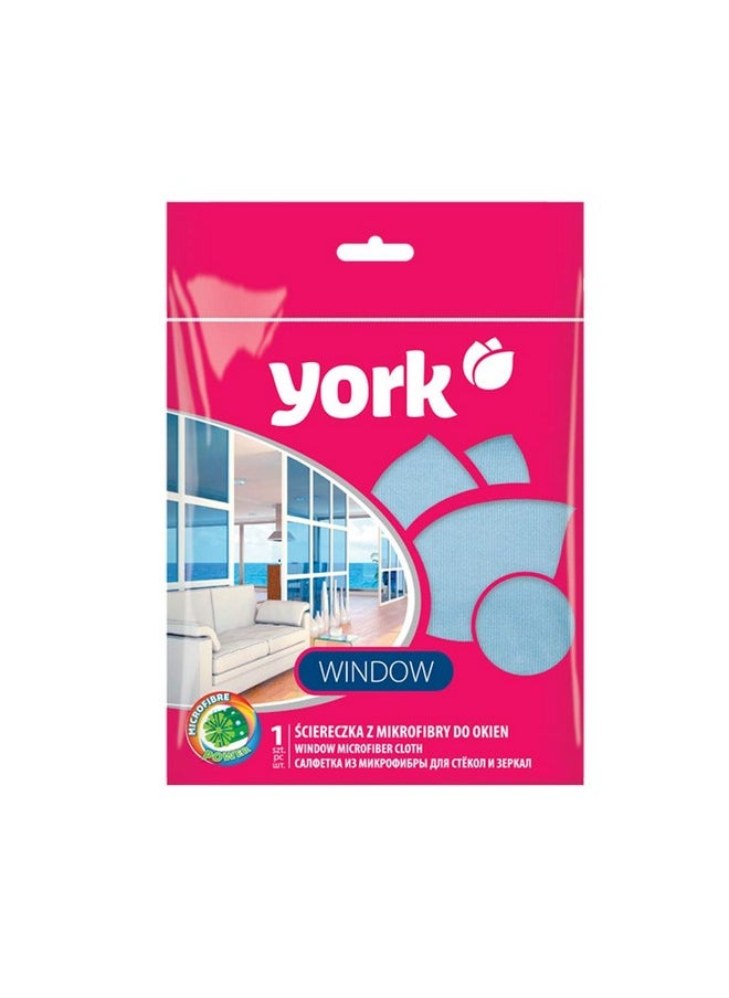YORK Microfiber Cloth For Car Cleaning And Detailing, Floor Cleaner, Kitchen, Silverware, Monitor & Window Polishing, Absorbent Non-Scratch, Lint Free (Size 30X30X0.5 Cm) (026150_Blue_2 Pcs)  - Image 2