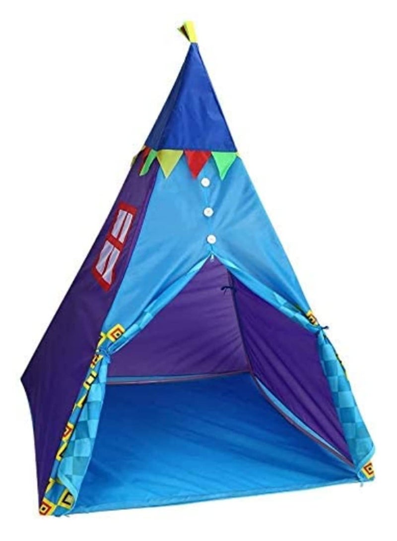 Teepee Tent Baby Playhouse with Padded Mat For Boys Girls Indoor Outdoor Foldable Kids Tent Toy for Children Playroom Nursery Decor 100 *130 *100cm  - Image 1