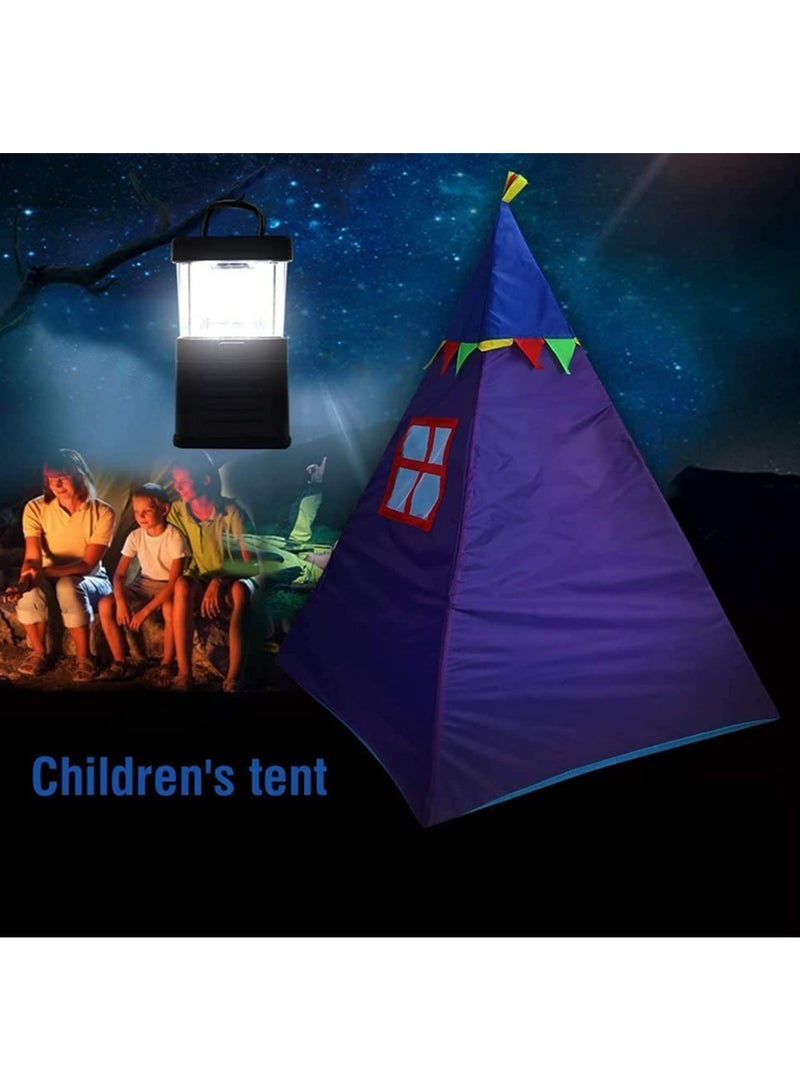 Teepee Tent Baby Playhouse with Padded Mat For Boys Girls Indoor Outdoor Foldable Kids Tent Toy for Children Playroom Nursery Decor 100 *130 *100cm  - Image 4
