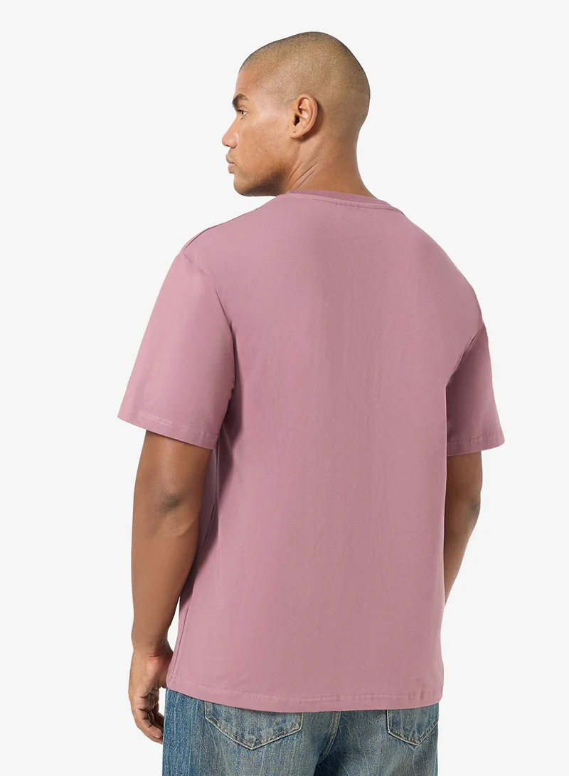 Seventy Five Basics MUSHROOM BROWN Oversized Drop Shoulder 220Gsm T-Shirt for Men | Best Price UAE
