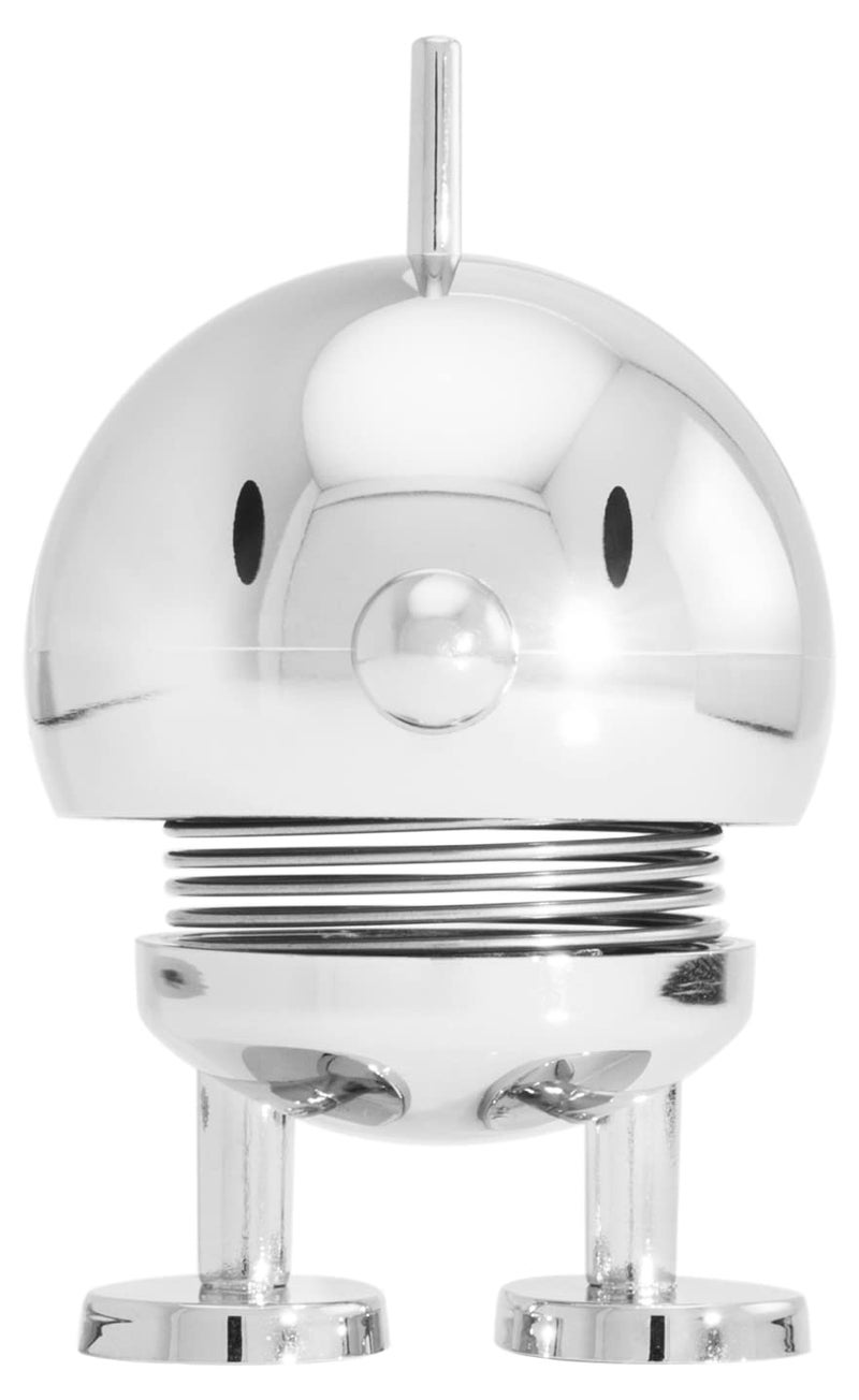 Hoptimist Bumble Home Decor Ornament Danish Design Plastic WMetal Spring Small Chrome Creates Cheerful Movement - Image 2