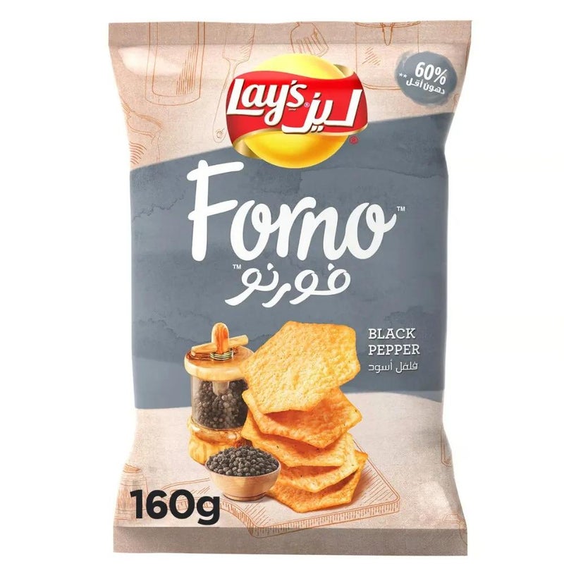Lays Forno Black Pepper Baked Potato Chips- 160gms