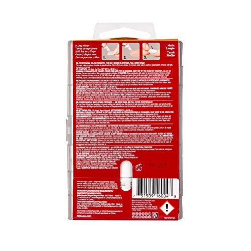 Kiss 100 Full Cover Nails Active Oval (Medium Length) (3 Pack) - Image 5