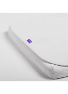 Snuz Pod Mattress Protector - White, Super Soft And Absorbent, Outter Layer 100% Cotton, Infant And Baby Toddler, Size 44 X 80 X 3Cm  - Image 2