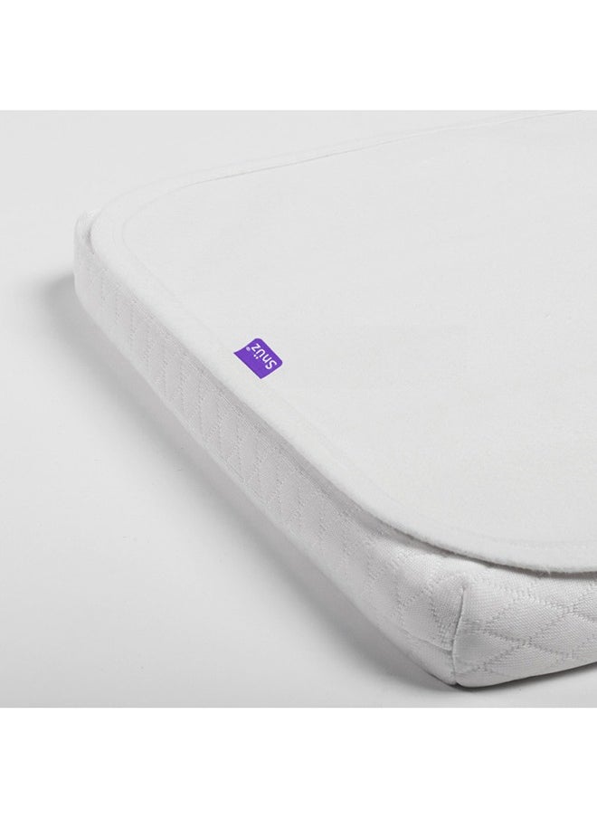 Snuz - Pod Mattress Protector - White, Super Soft And Absorbent, Outter Layer 100% Cotton, Infant And Baby Toddler, Size 44 X 80 X 3Cm - Image 1