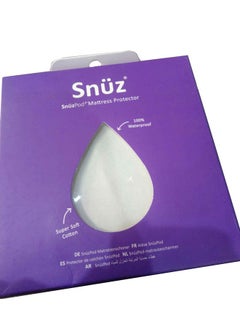Snuz Pod Mattress Protector - White, Super Soft And Absorbent, Outter Layer 100% Cotton, Infant And Baby Toddler, Size 44 X 80 X 3Cm  - Image 4